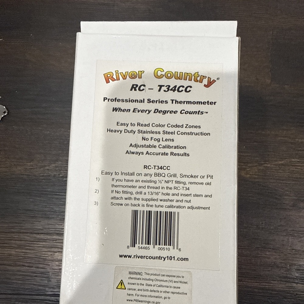 River Country Rc-T34cc Professional Series Thermometer